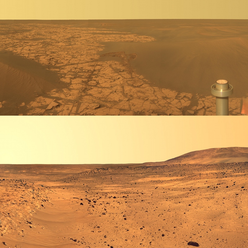 Martian panoramas