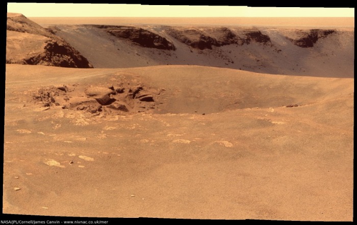 sputnik crater on mars