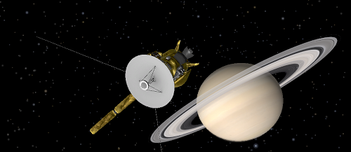 Cassini arriving at Saturn