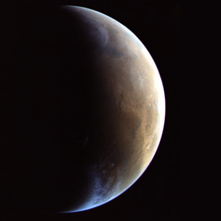 Viking 2 Approaches Mars